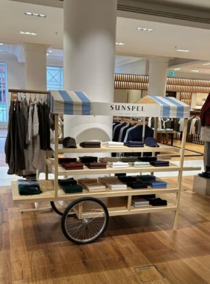 Sunspel Selfridges Display